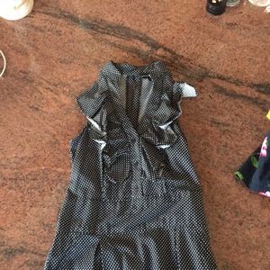 Open Back Polka Dot Dress